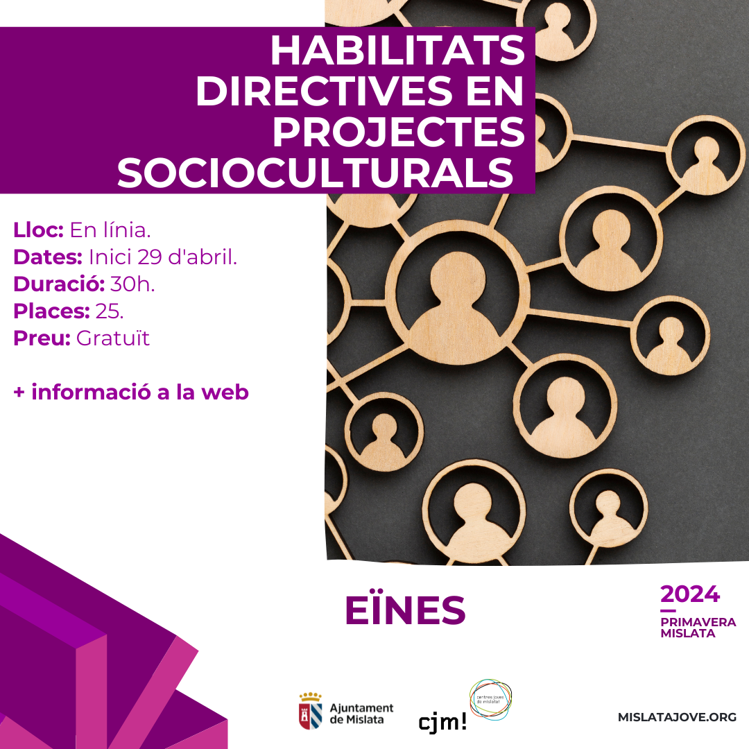 HABILITATS DIRECTIVES EN PROJECTES SOCIOCULTURALS