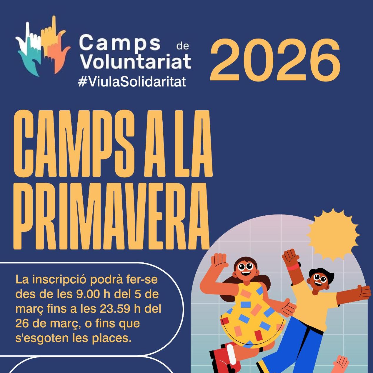 Camps de voluntariat - primavera